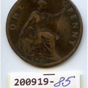 SUURBRITANNIA 1 PENNY 1901 VICTORIA 200919-85