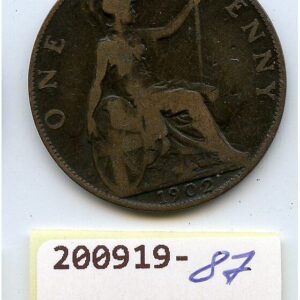 SUURBRITANNIA 1 PENNY 1902 EDWARD VII 200919-87