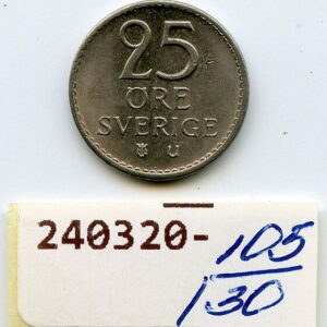 ROOTSI 25 ÖRE 1971 F/VF 240320-105