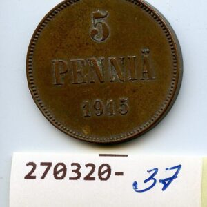 SOOME TSAARI 5 PENNI 1915 270320-37