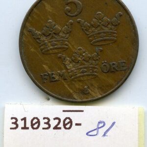 ROOTSI 5 ÖRE 1937 310320-81