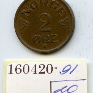 NORRA 2 ÖRE 1956 F/VF 160420-91