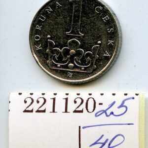 ML Tšehhi (Tšehhoslovakkia) 1 KROON 1996 F/VF 221120-25