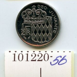 MONAKO 1/2 FRANC 1978 PRINCE RAINIER III 101220-56