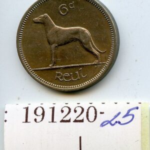 IIRIMAA 6 PENCE (1 REUL) 1968 KOER HARF 191220-25