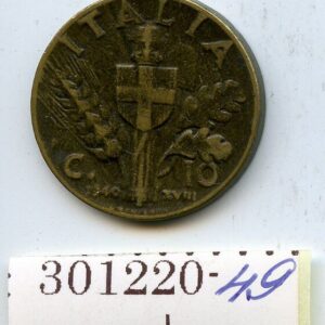 ITAALIA 10 CENTEZIMO 1940 Vittorio Emanuele III 301220-49
