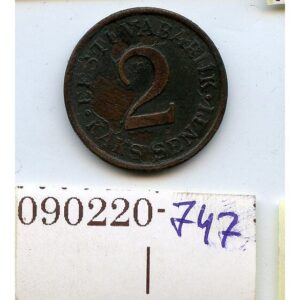 090220-747 Eesti 2 senti 1934a .